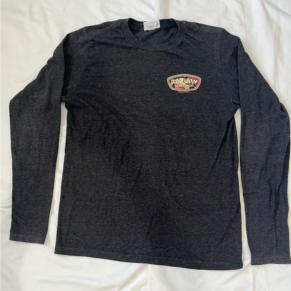 Ron Jon Surf Shop grey long sleeved shirt